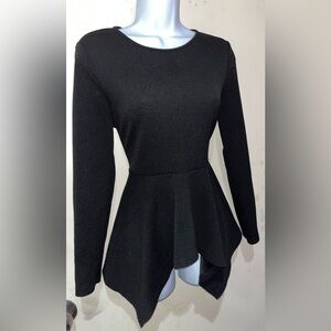 Long sleeve Peplum blouse